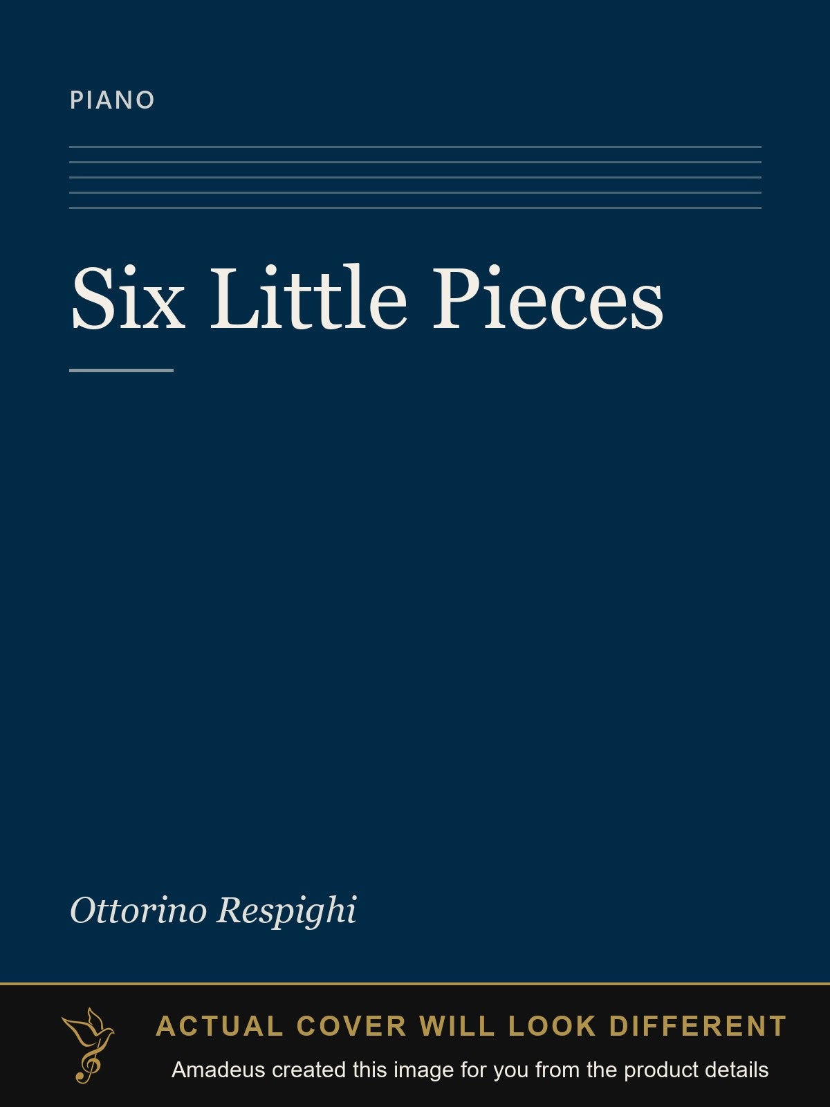 Six Little Pieces - Amadeus created this image from the product details; the actual cover will look different