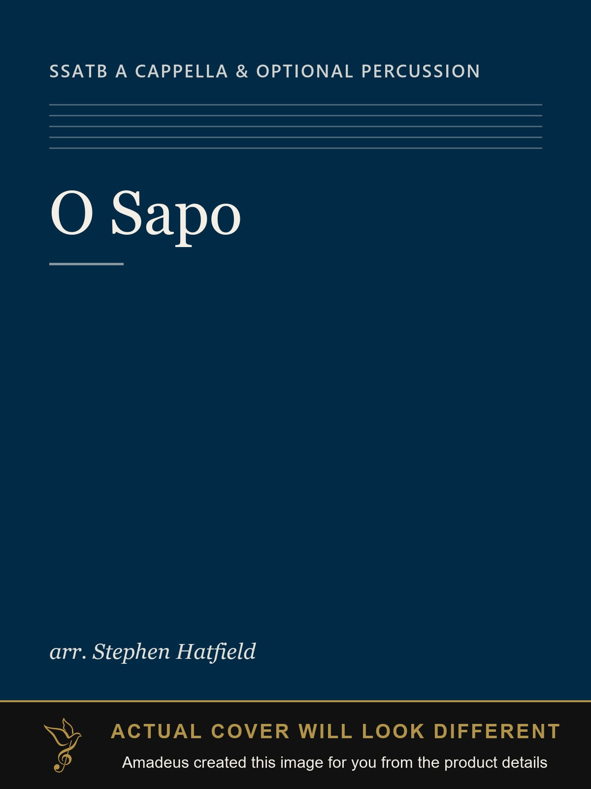 O Sapo - Amadeus created this image from the product details; the actual cover will look different