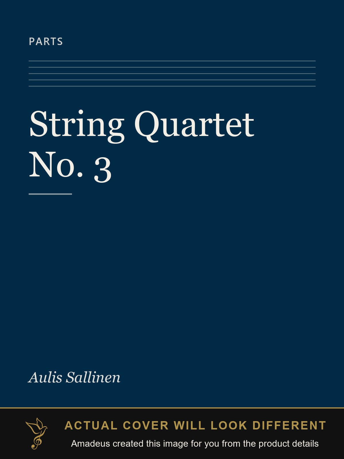 String Quartet No. 3 - Amadeus created this image from the product details; the actual cover will look different