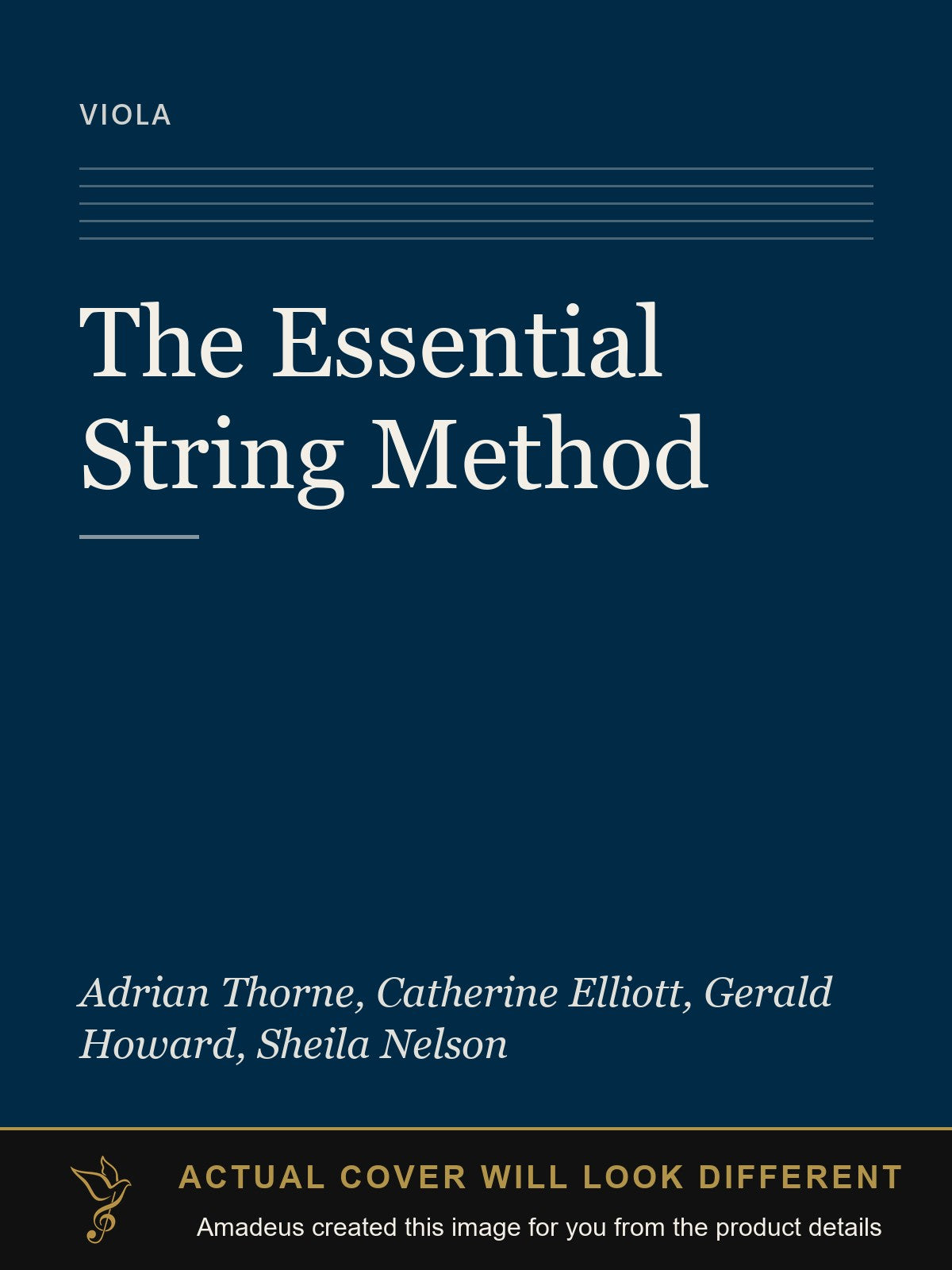 The Essential String Method - Amadeus created this image from the product details; the actual cover will look different
