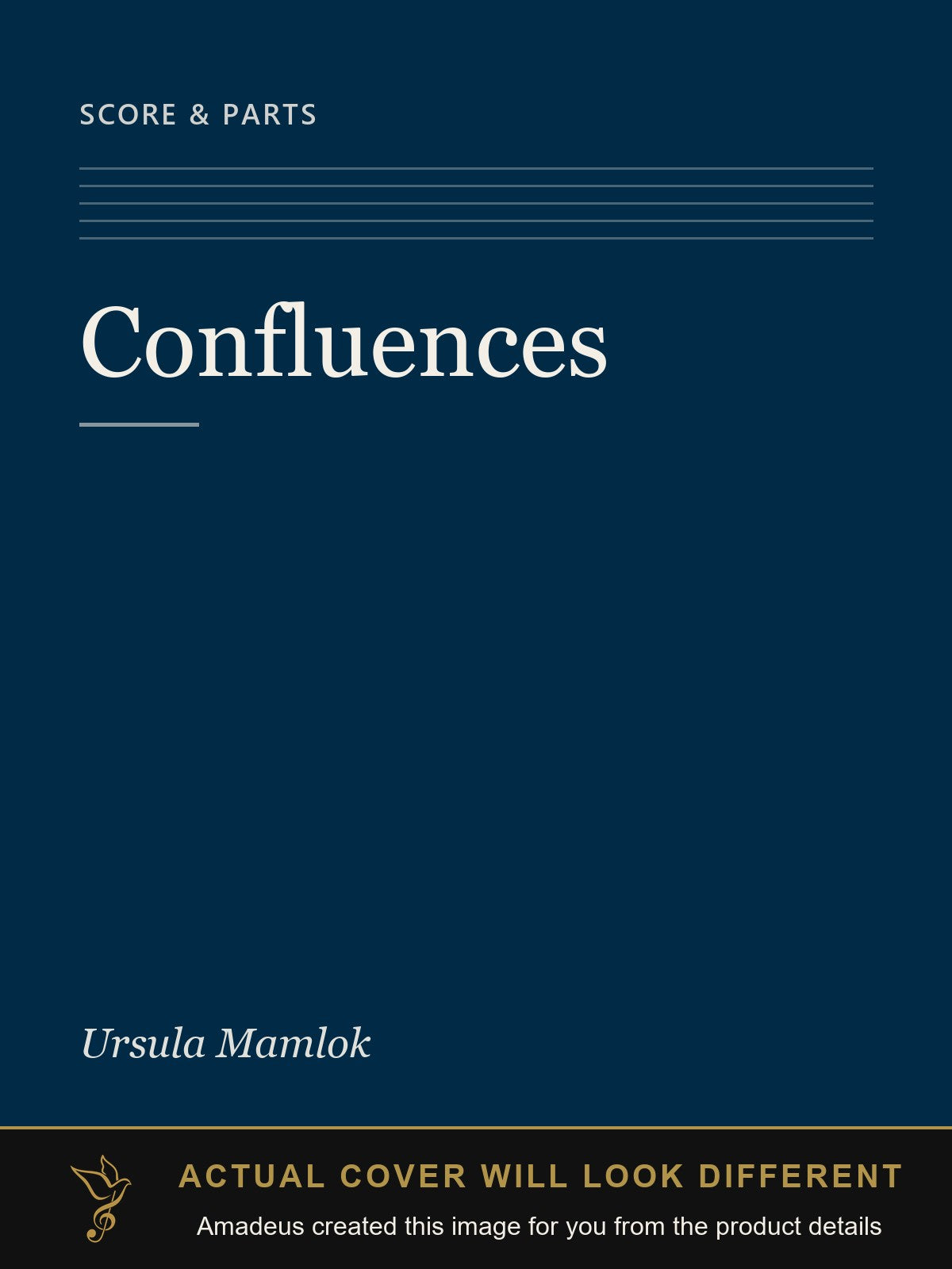 Confluences - Amadeus created this image from the product details; the actual cover will look different