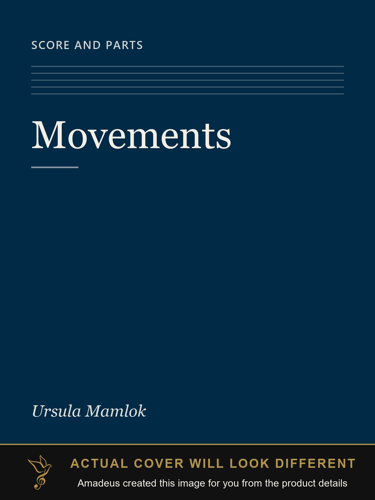 Movements - Amadeus created this image from the product details; the actual cover will look different