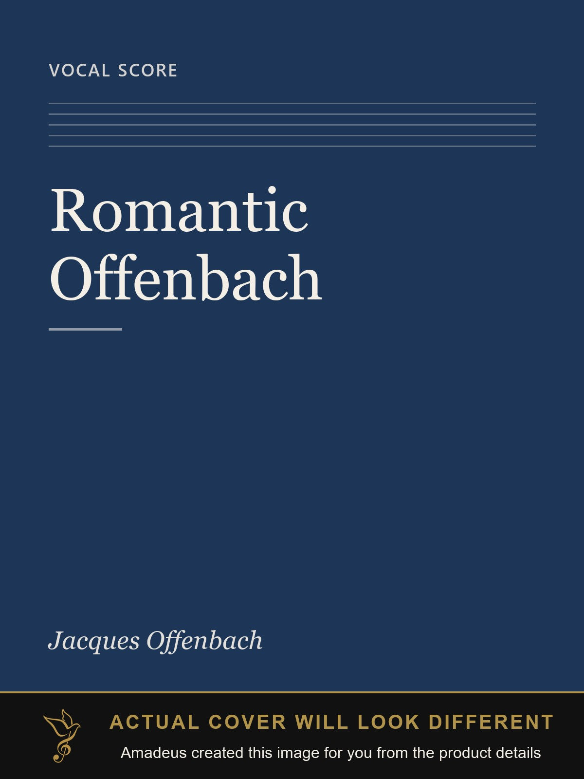 Romantic Offenbach - Amadeus created this image from the product details; the actual cover will look different