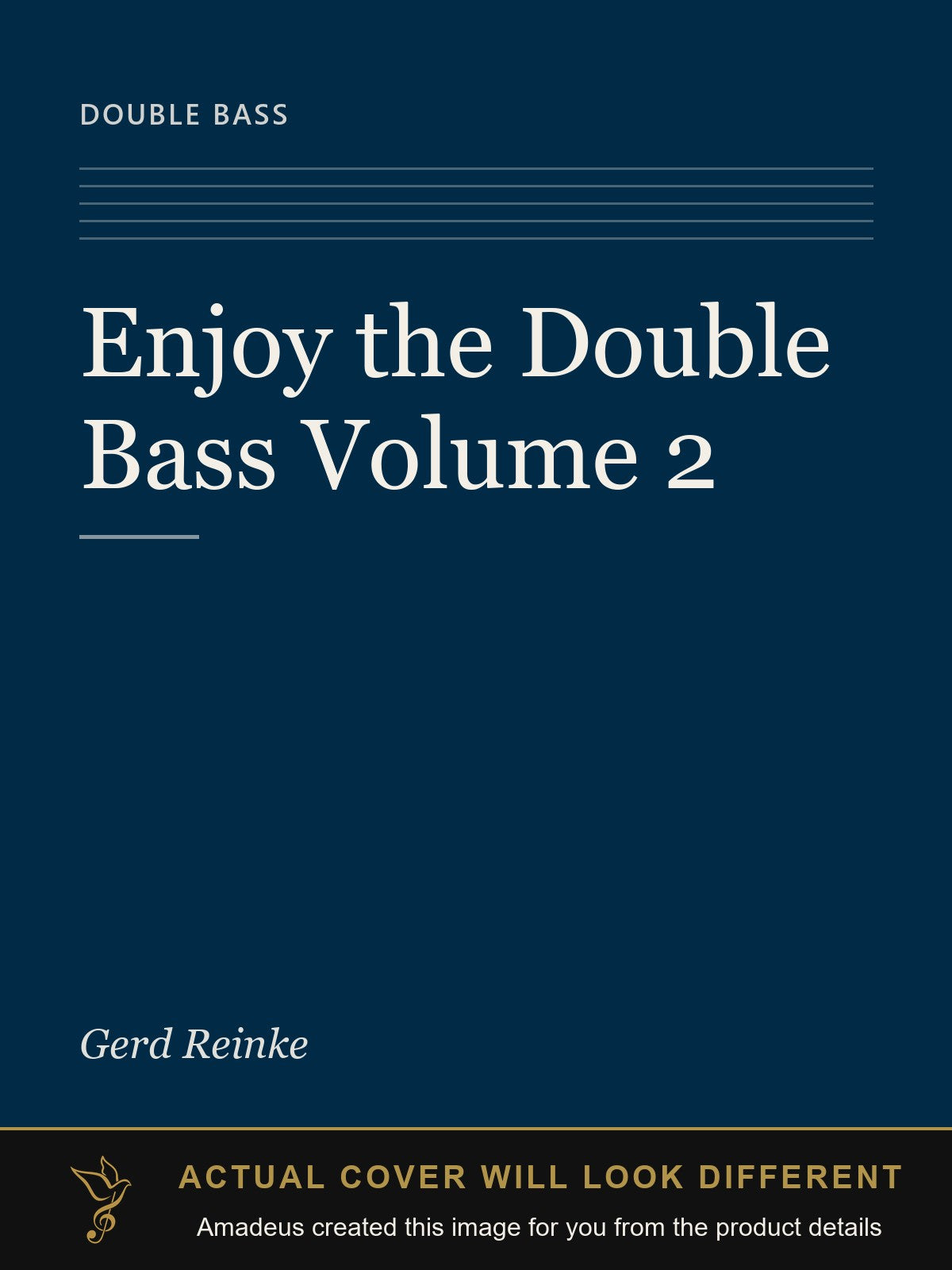 Enjoy the Double Bass Volume 2 - Amadeus created this image from the product details; the actual cover will look different