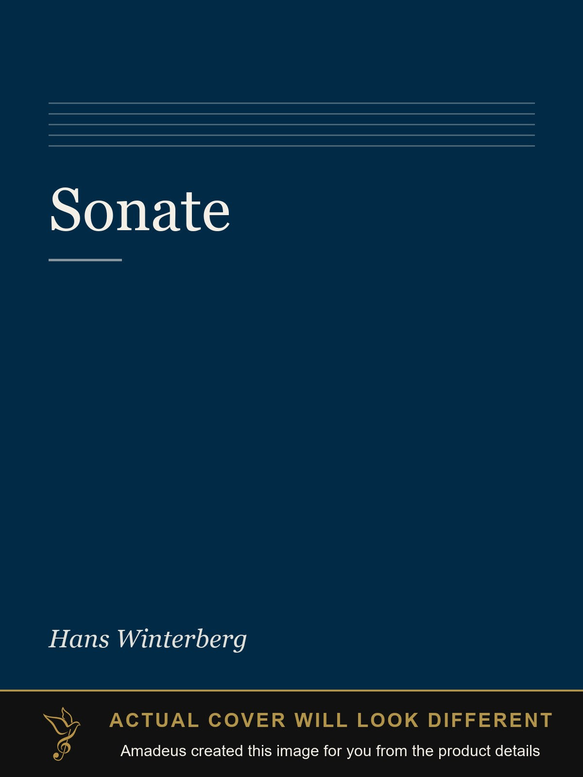 Sonate - Amadeus created this image from the product details; the actual cover will look different