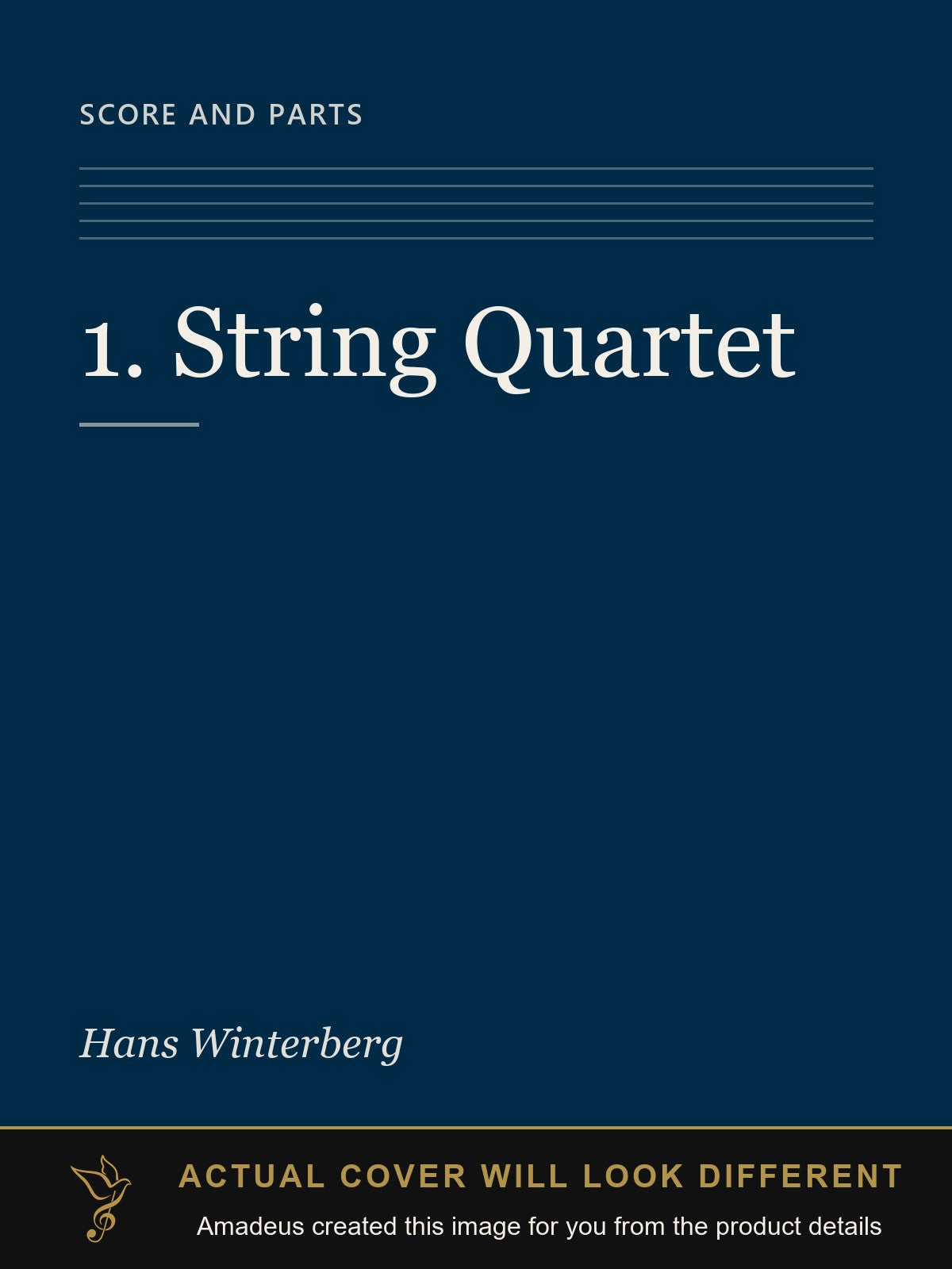 1. String Quartet - Amadeus created this image from the product details; the actual cover will look different