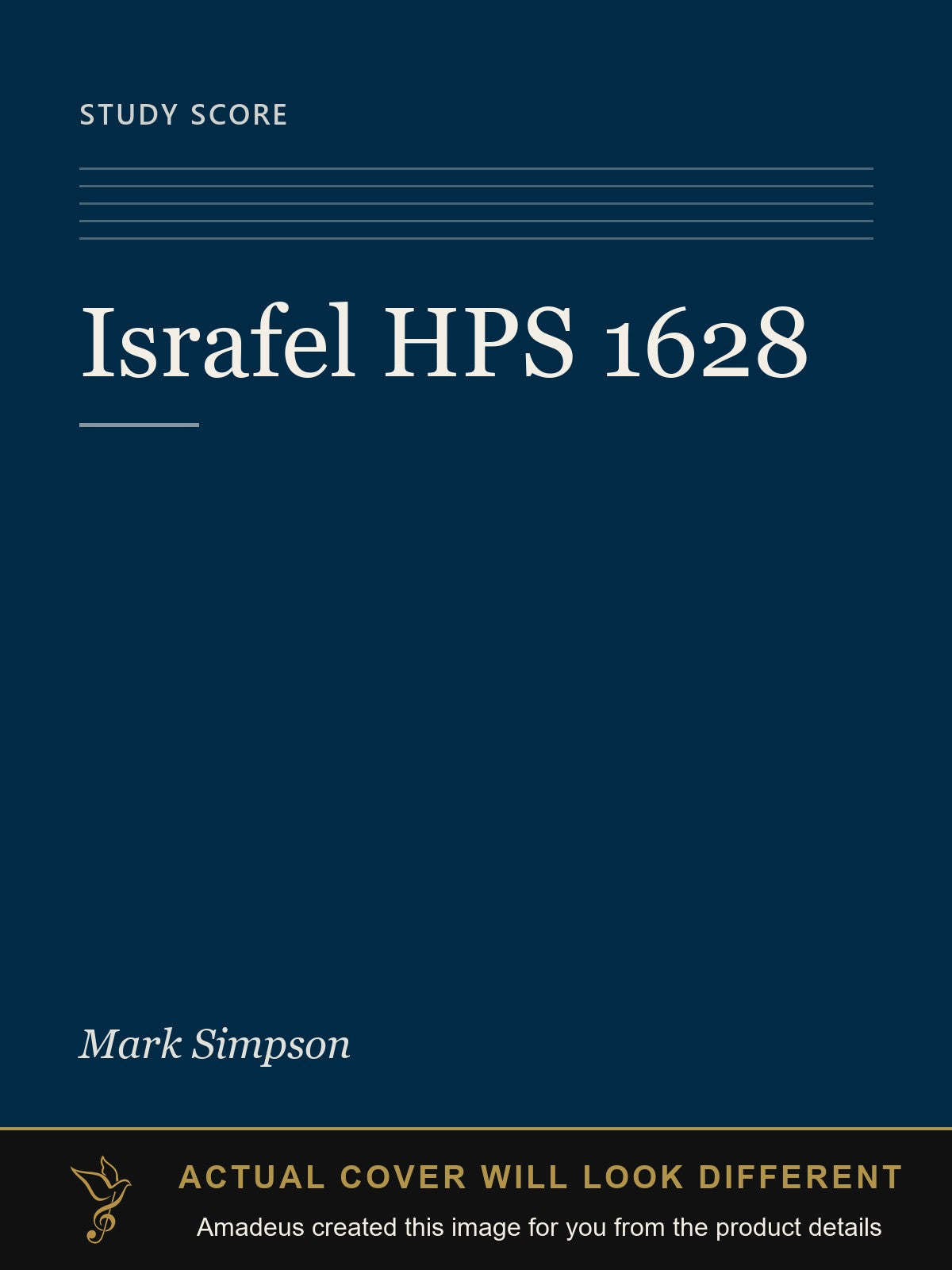 Israfel HPS 1628 - Amadeus created this image from the product details; the actual cover will look different