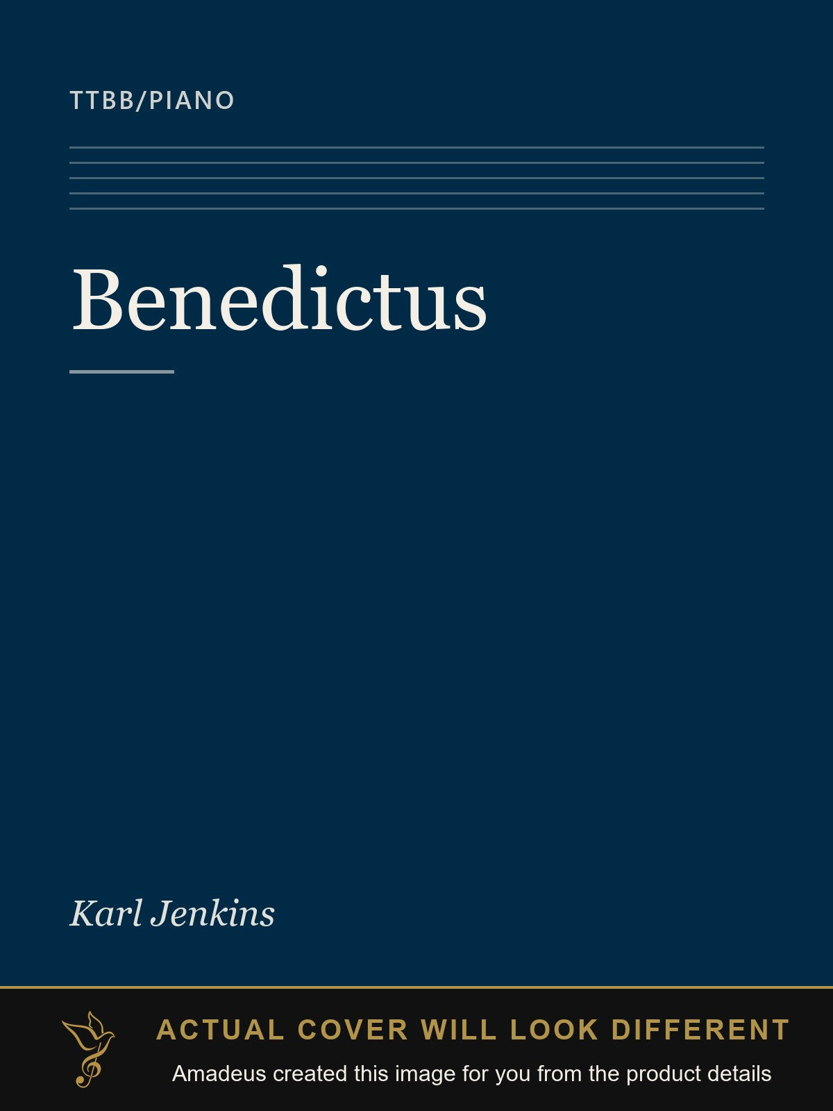Benedictus - Amadeus created this image from the product details; the actual cover will look different