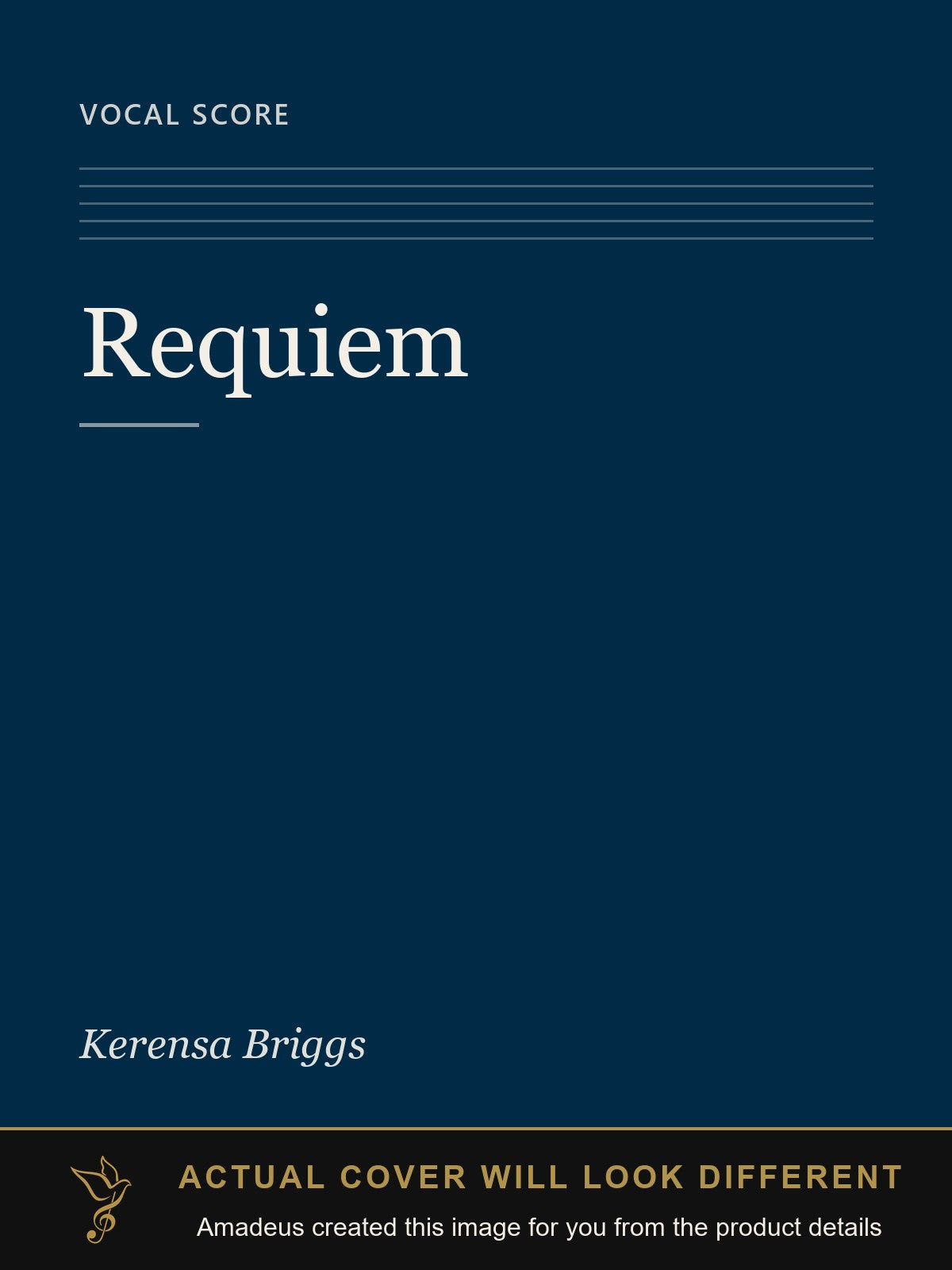 Requiem - Amadeus created this image from the product details; the actual cover will look different