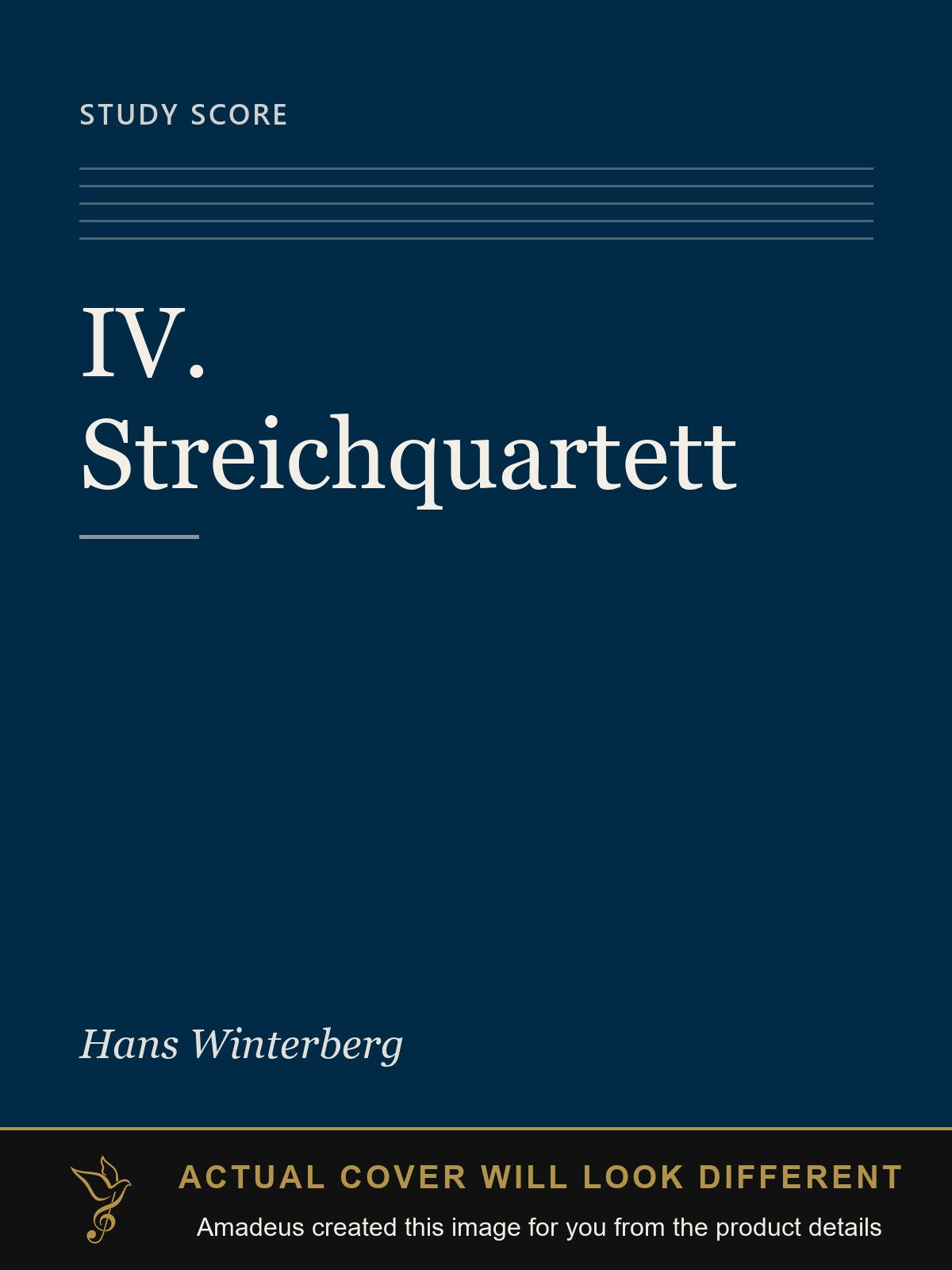 IV. Streichquartett - Amadeus created this image from the product details; the actual cover will look different