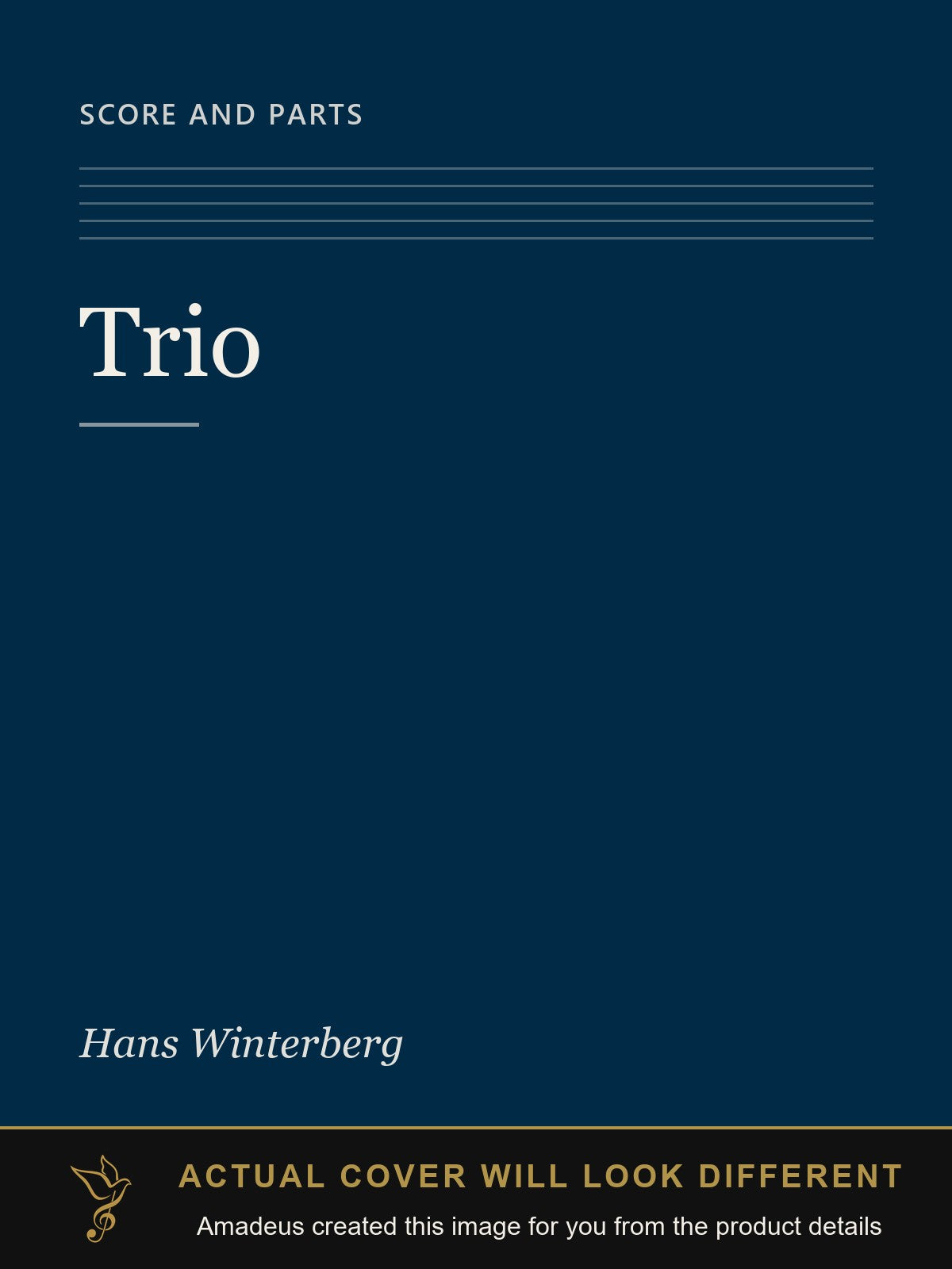 Trio - Amadeus created this image from the product details; the actual cover will look different