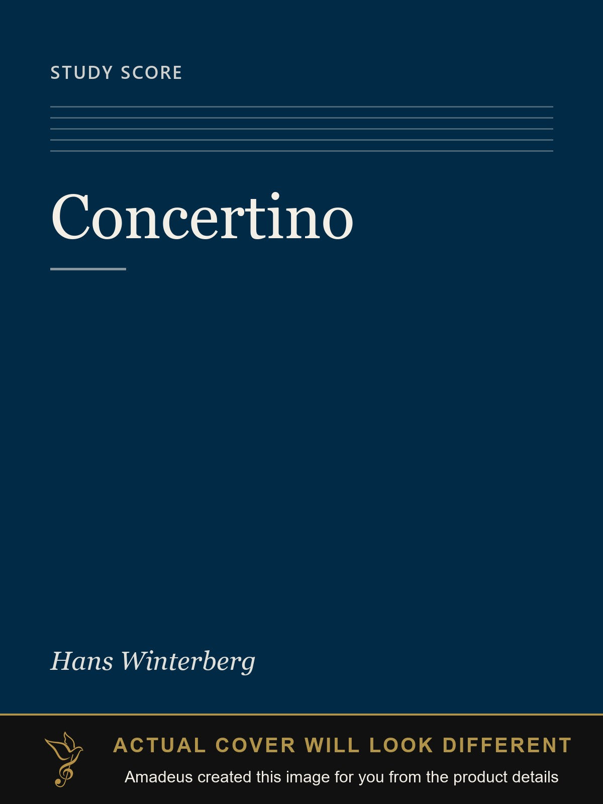 Concertino - Amadeus created this image from the product details; the actual cover will look different