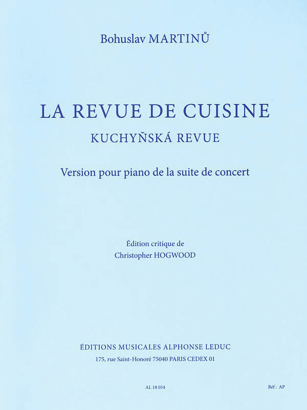 Product Cover for La Revue de Cuisine