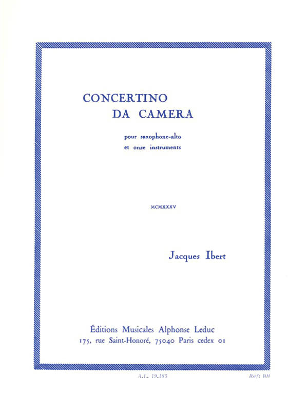 Product Cover for Concertino da Camera