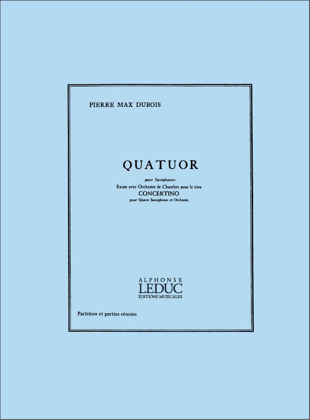 Product Cover for Quartet (saxophones)