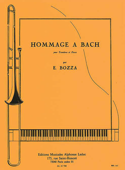 Product Cover for Tribute To Bach, For Trombone And Piano