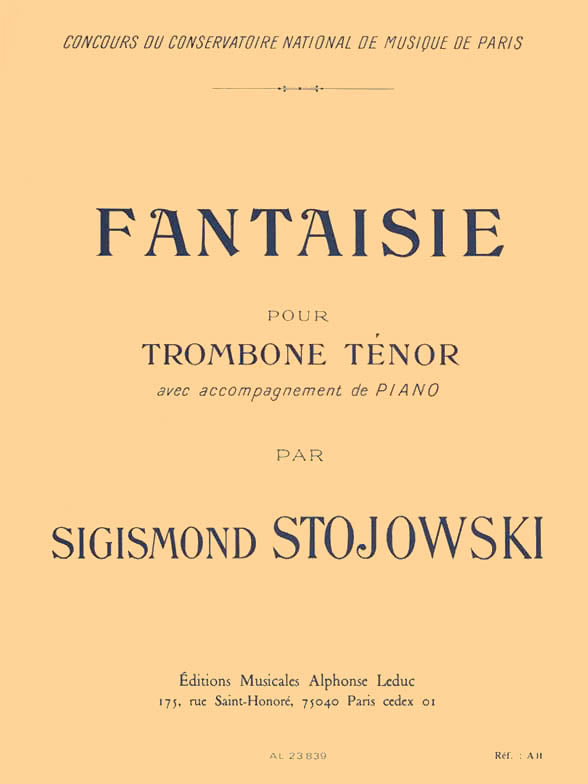 Product Cover for Fantasy, Op. 38 (bass Trombone And Piano)