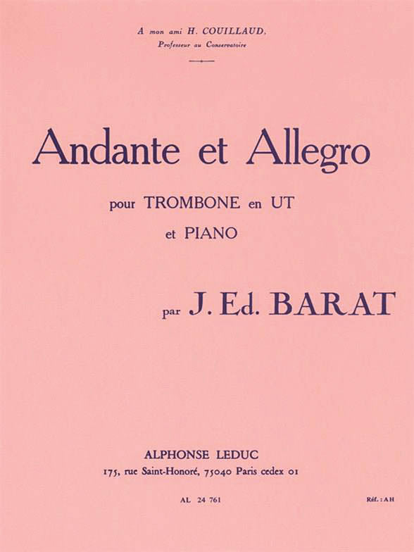 Product Cover for Andante And Allegro (c Trombone And Piano)