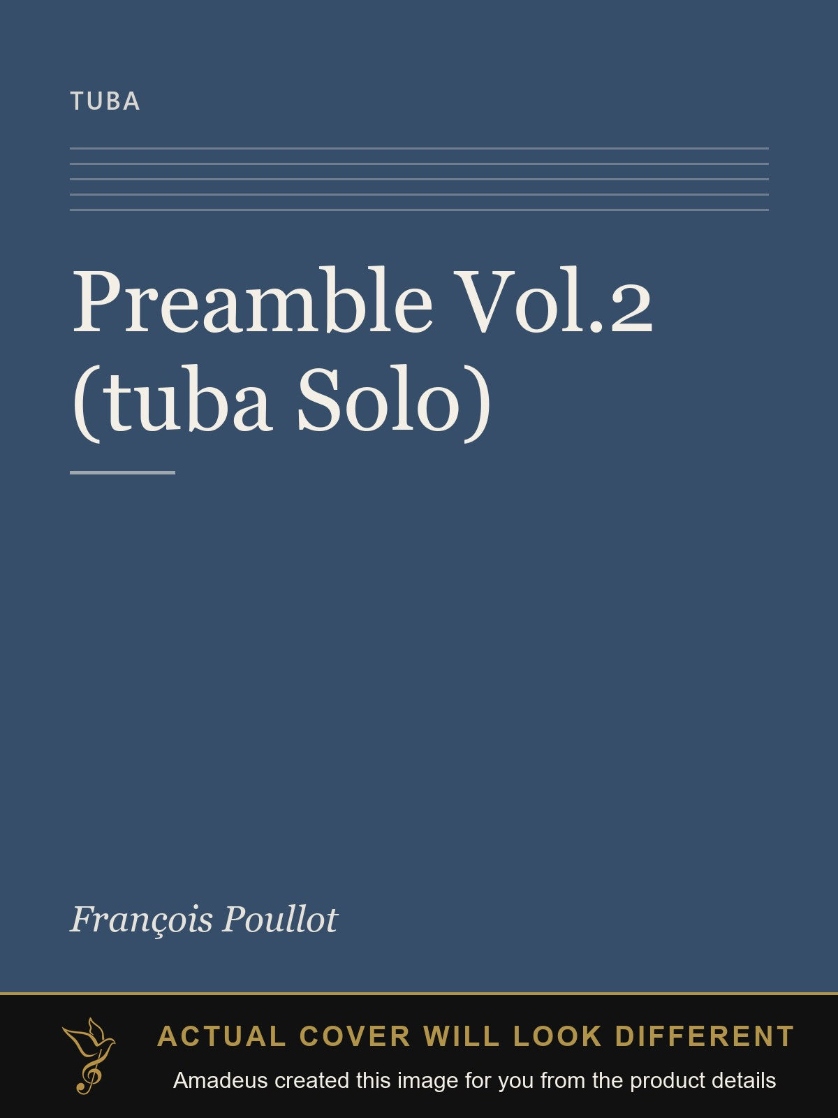 Preamble Vol.2 (tuba Solo) - Amadeus created this image from the product details; the actual cover will look different
