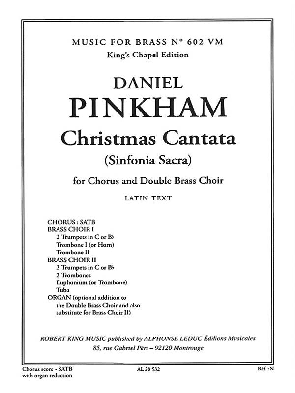 Product Cover for Christmas Cantata (Sinfonia Sacra)