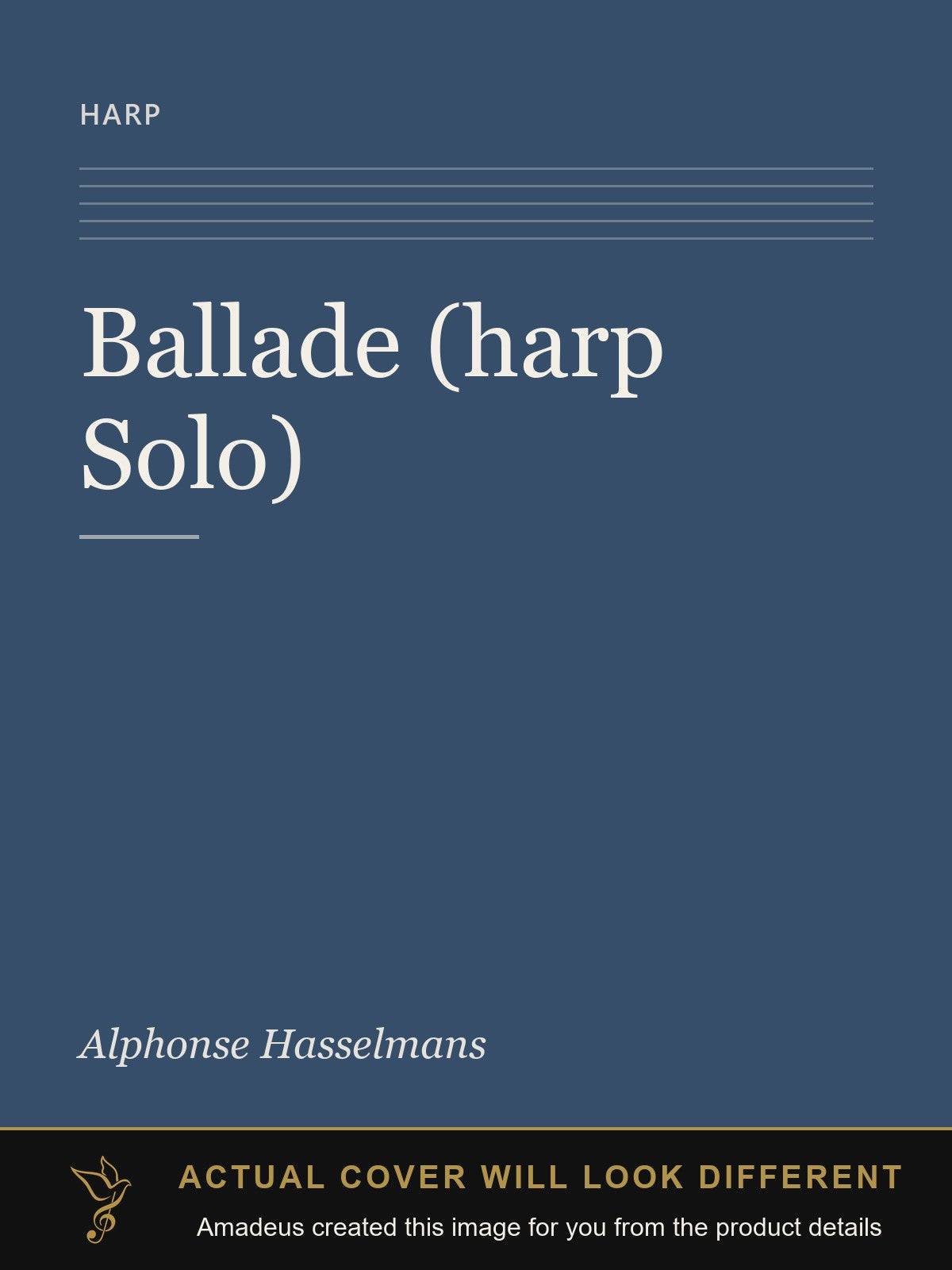 Ballade (harp Solo) - Amadeus created this image from the product details; the actual cover will look different