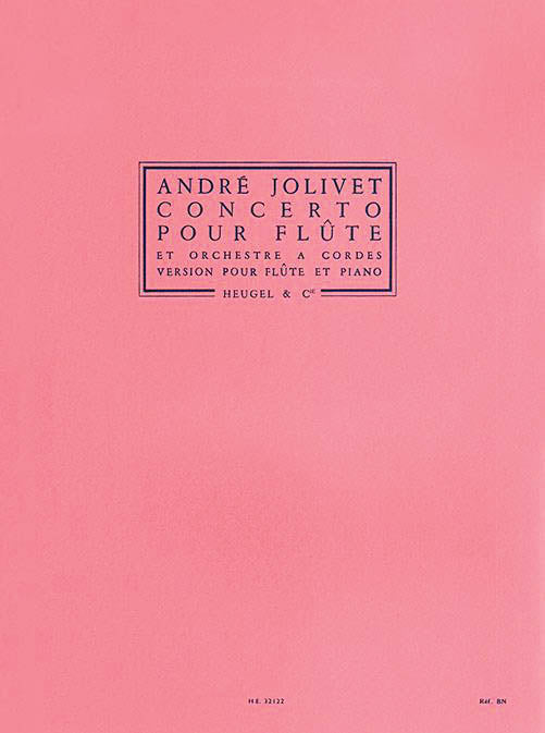 Product Cover for Andre Jolivet - Concerto Pour Flute Et Orchestre A Cordes (version Pour Flute Et Piano)