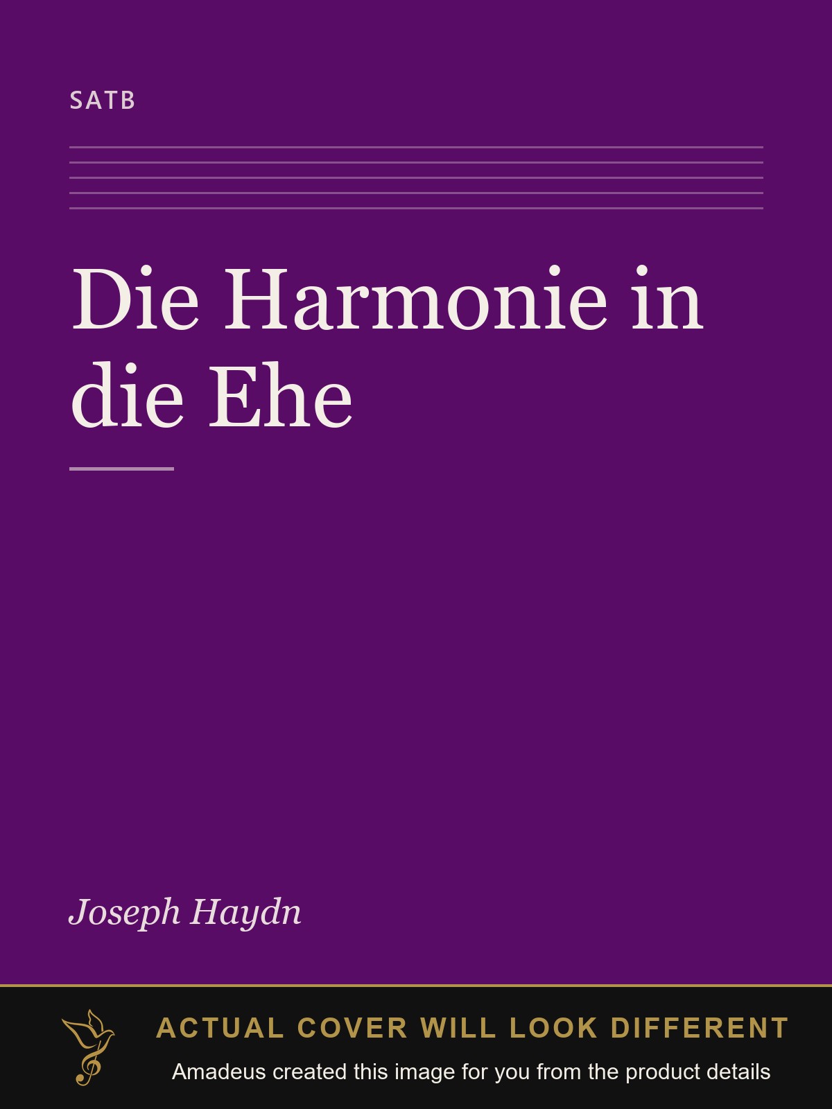 Die Harmonie in die Ehe - Amadeus created this image from the product details; the actual cover will look different
