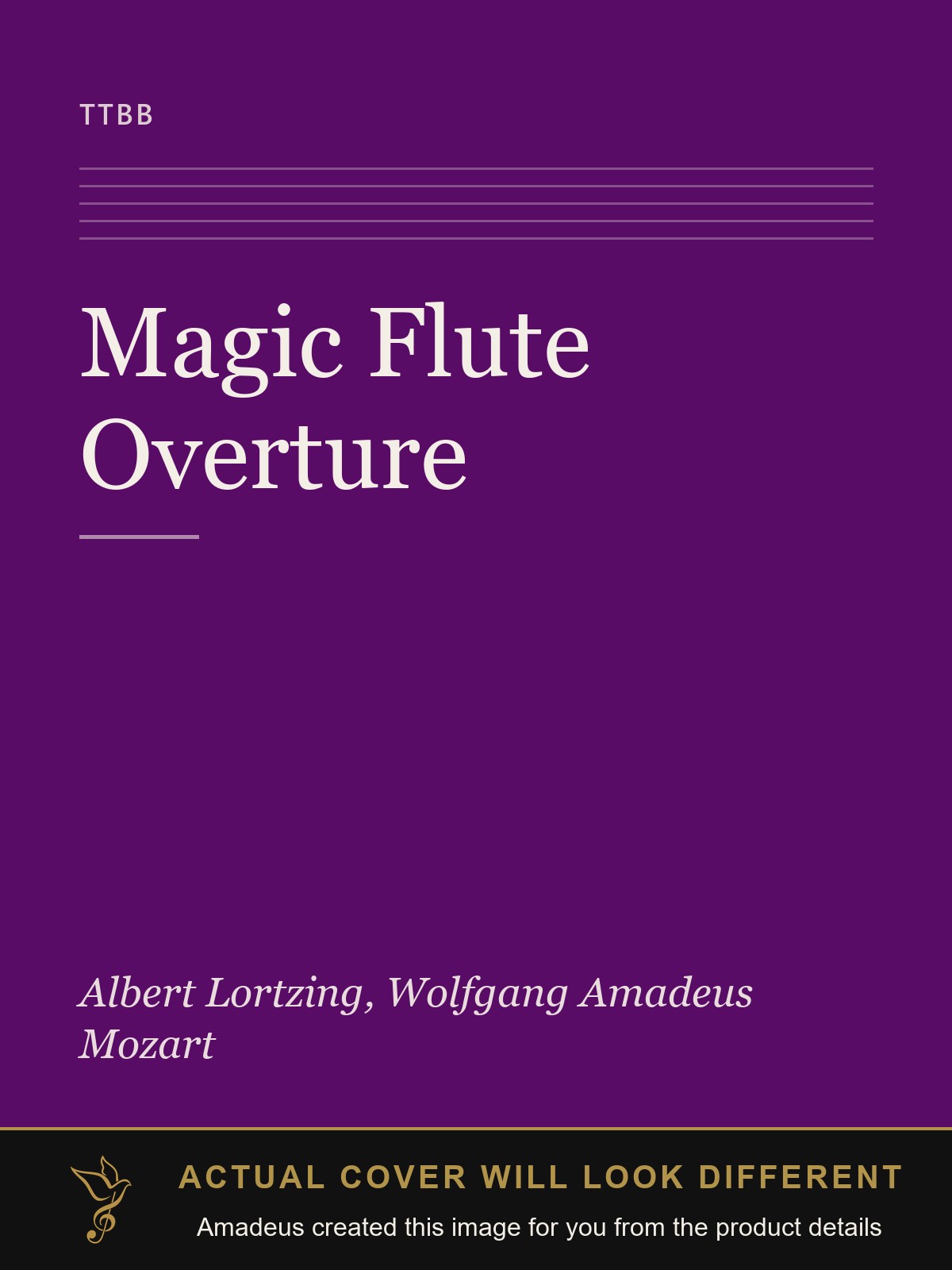 Magic Flute Overture - Amadeus created this image from the product details; the actual cover will look different