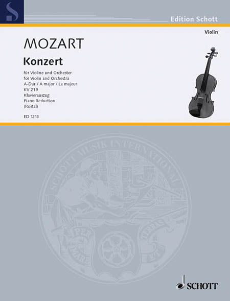 Product Cover for Violin Concerto 5 A Major K. 219