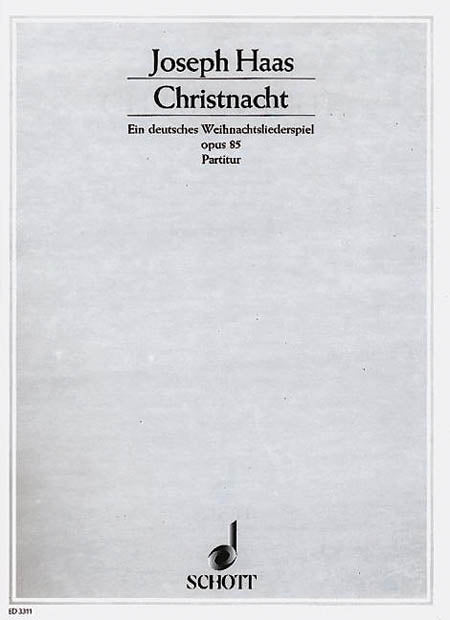 Product Cover for Christnacht Op. 85 Full Score