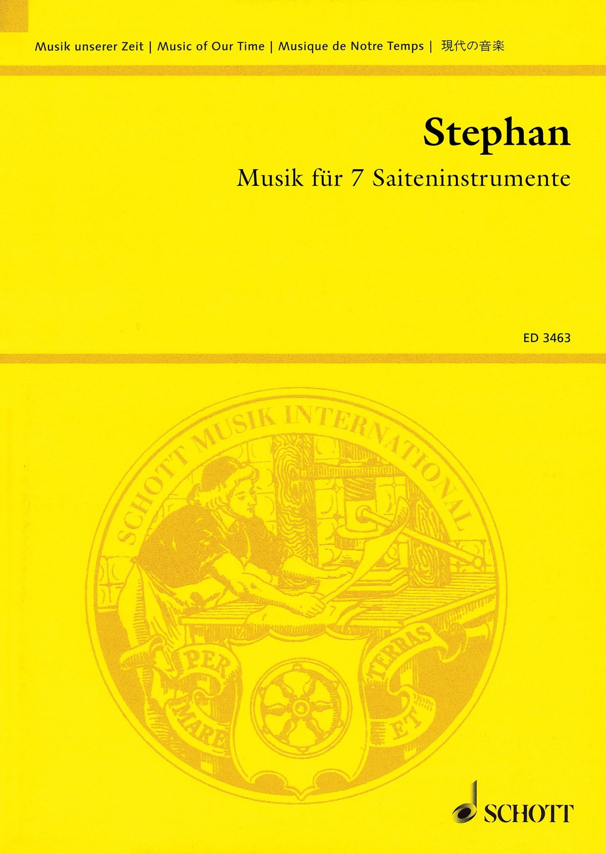 Product Cover for Musik 7 String Instruments St.sc.