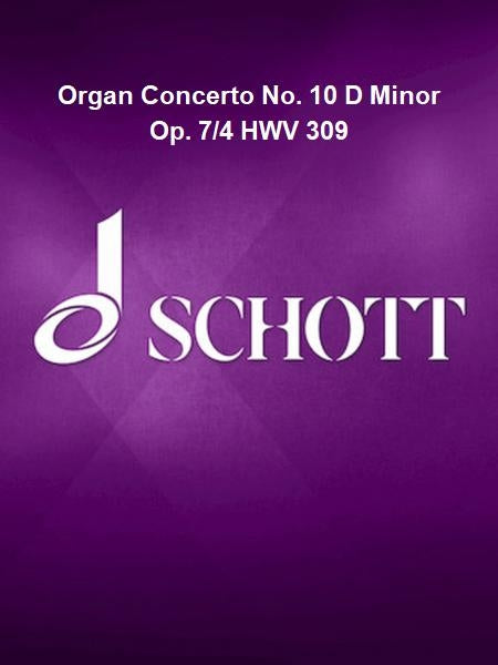 Product Cover for Organ Concerto 10 Op. 7, No. 4 in D Minor