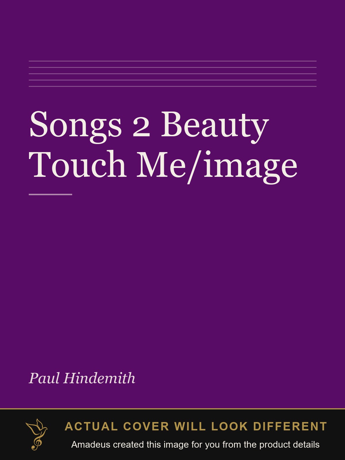 Songs 2 Beauty Touch Me/image - Amadeus created this image from the product details; the actual cover will look different
