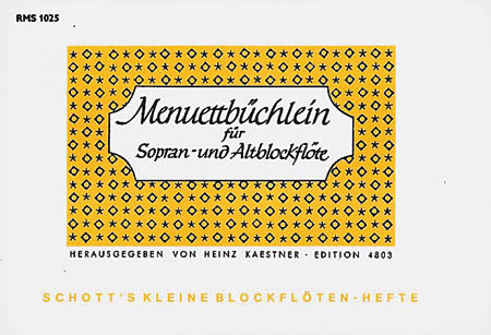 Product Cover for Menuettbuechlein Sa Recorder Duo