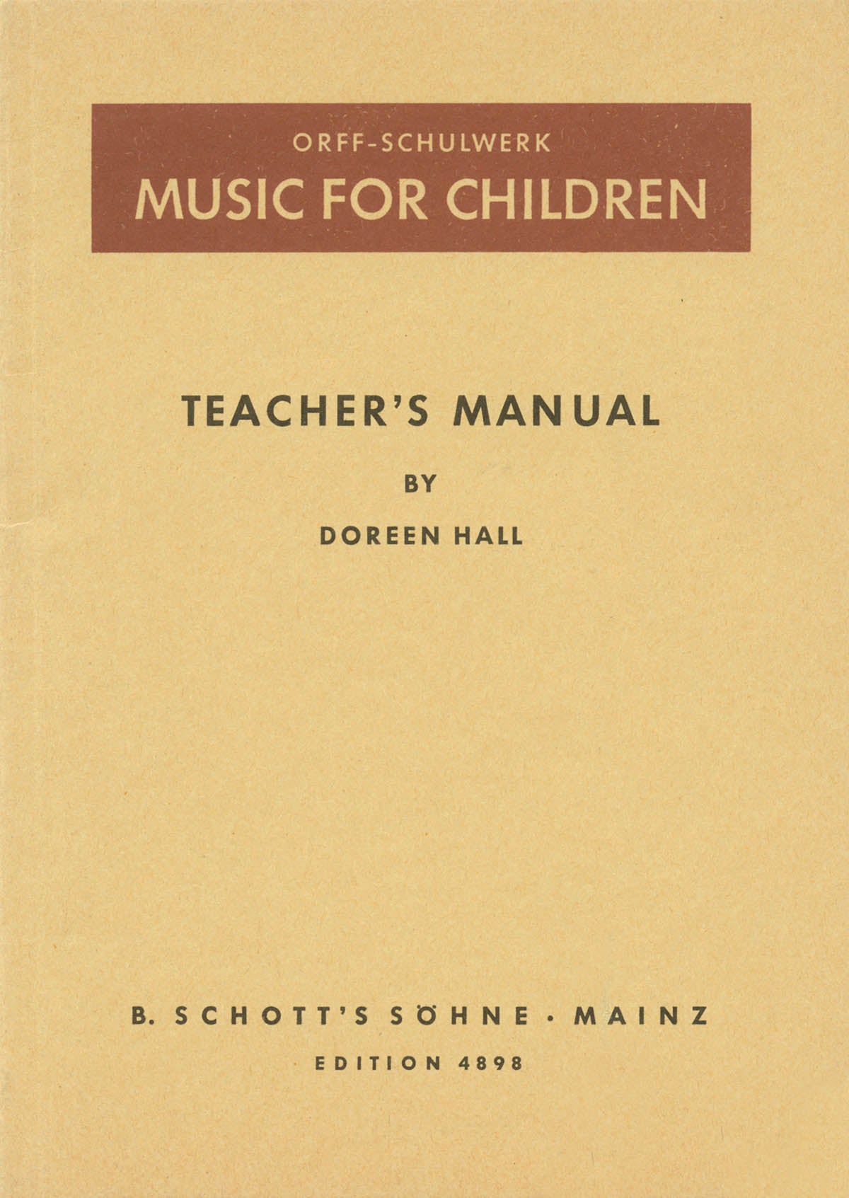 Product Cover for Orff-Schulwerk in Canada
