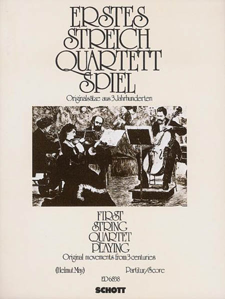 Product Cover for First String Quartet Playing Score