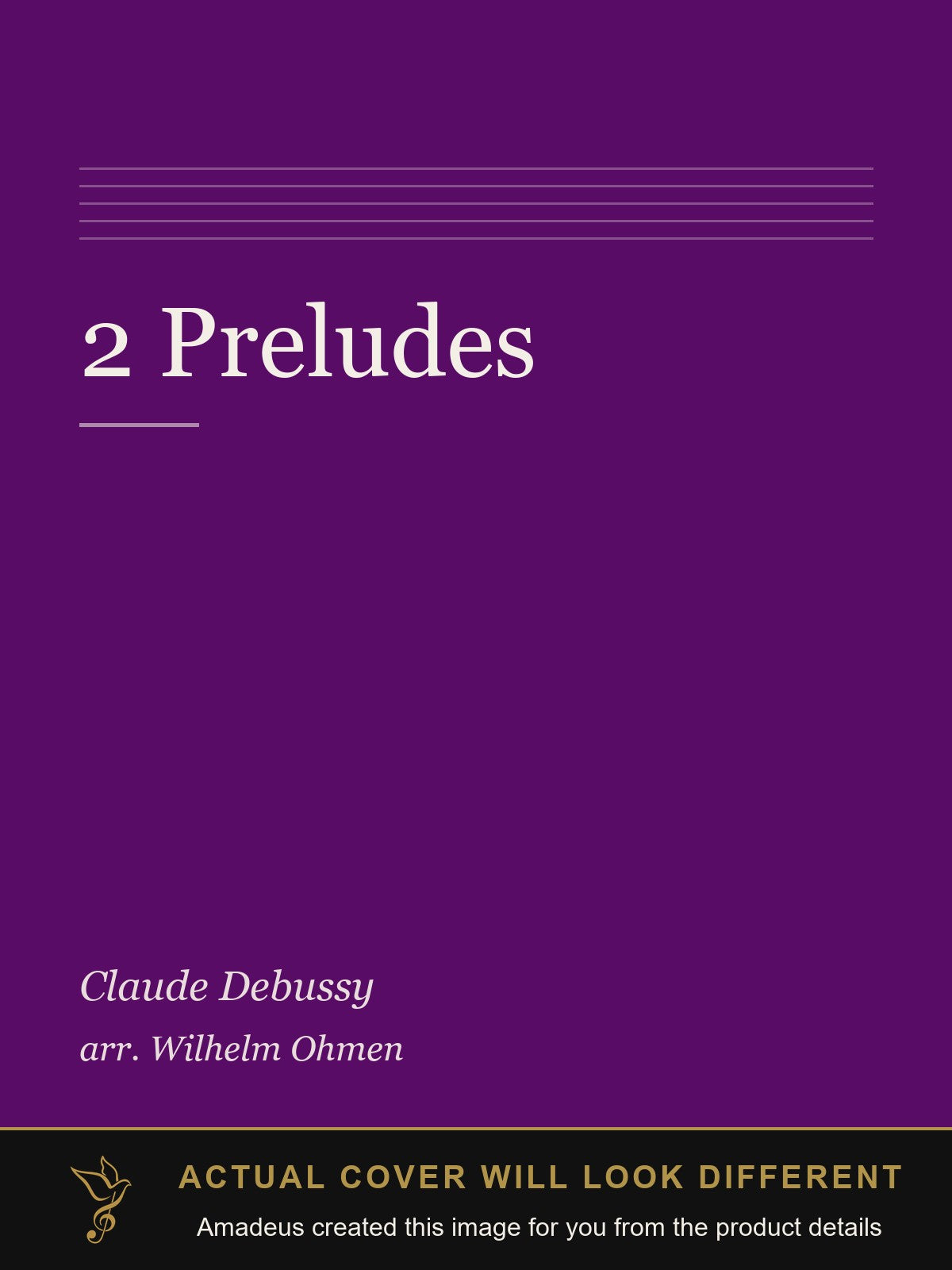 2 Preludes - Amadeus created this image from the product details; the actual cover will look different