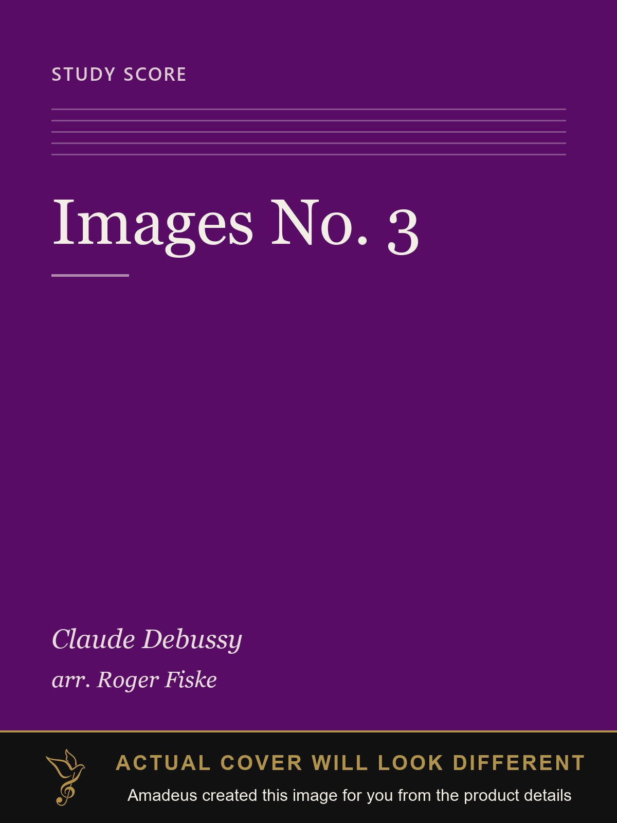 Images No. 3 - Amadeus created this image from the product details; the actual cover will look different
