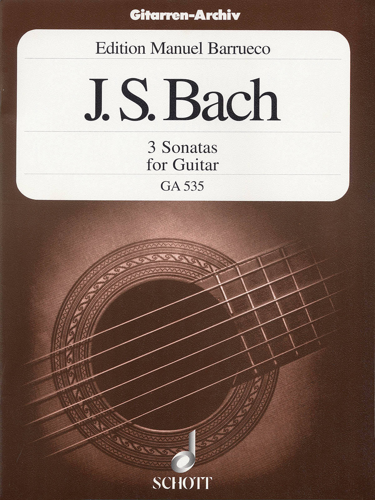 Product Cover for 3 Sonatas for Guitar Solo