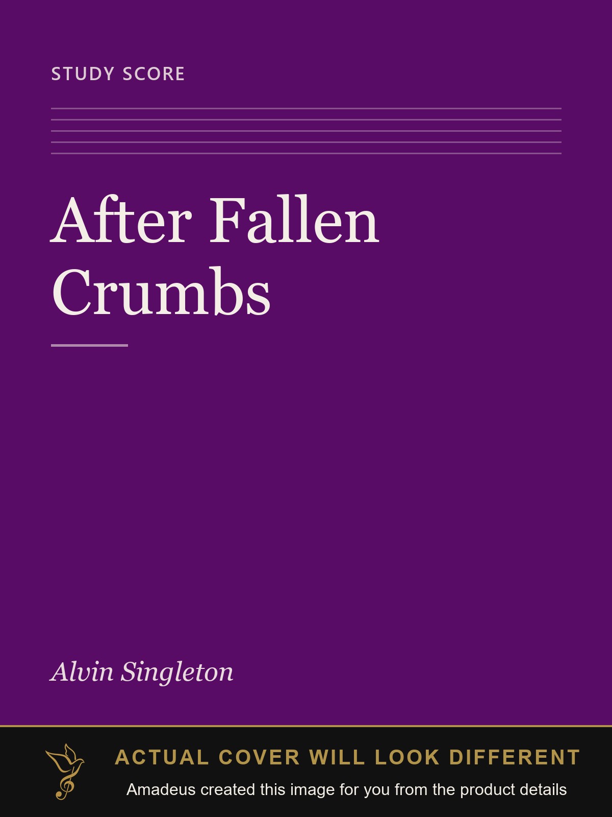 After Fallen Crumbs - Amadeus created this image from the product details; the actual cover will look different