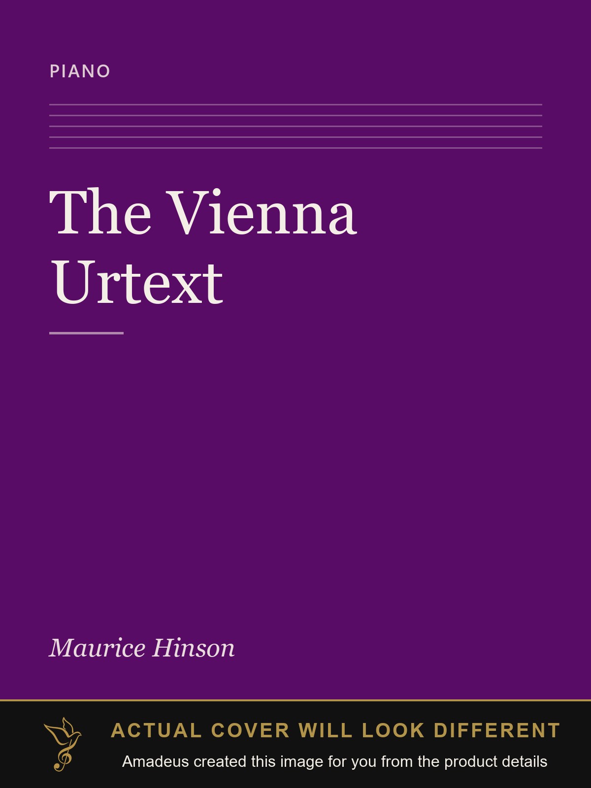The Vienna Urtext - Amadeus created this image from the product details; the actual cover will look different