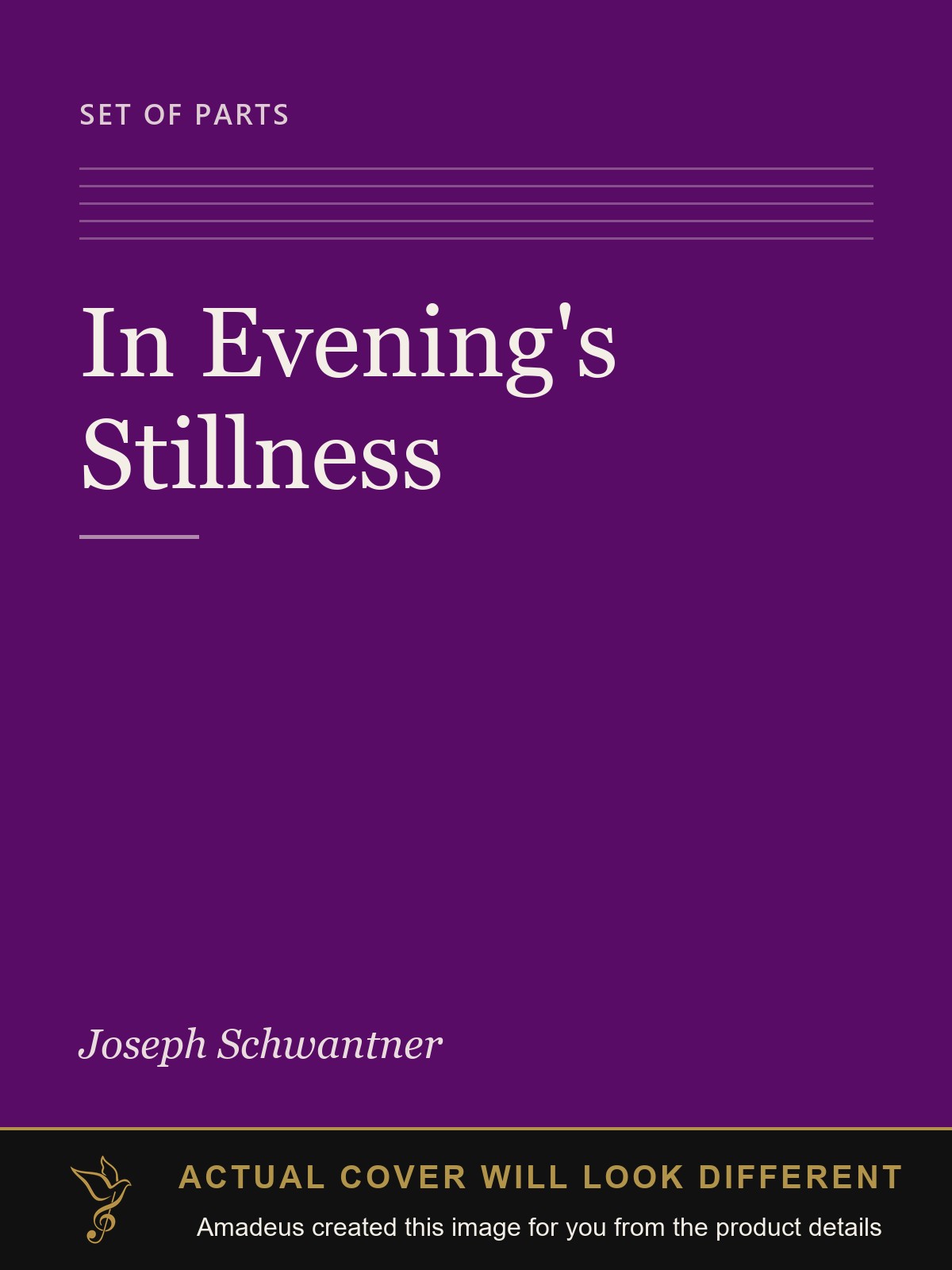 In Evening's Stillness - Amadeus created this image from the product details; the actual cover will look different