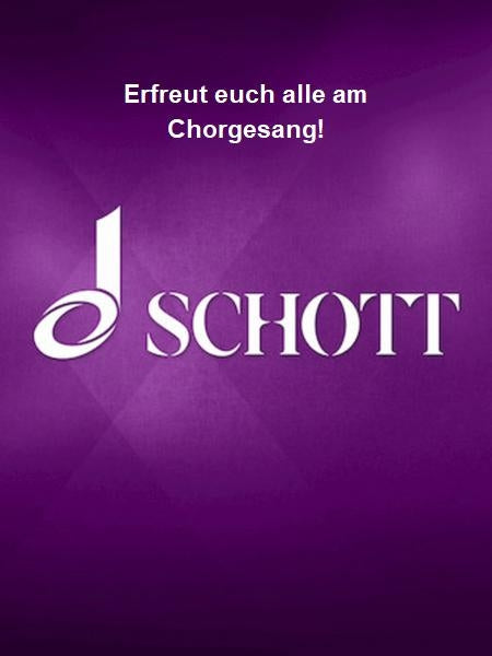 Product Cover for Erfreut euch alle am Chorgesang!