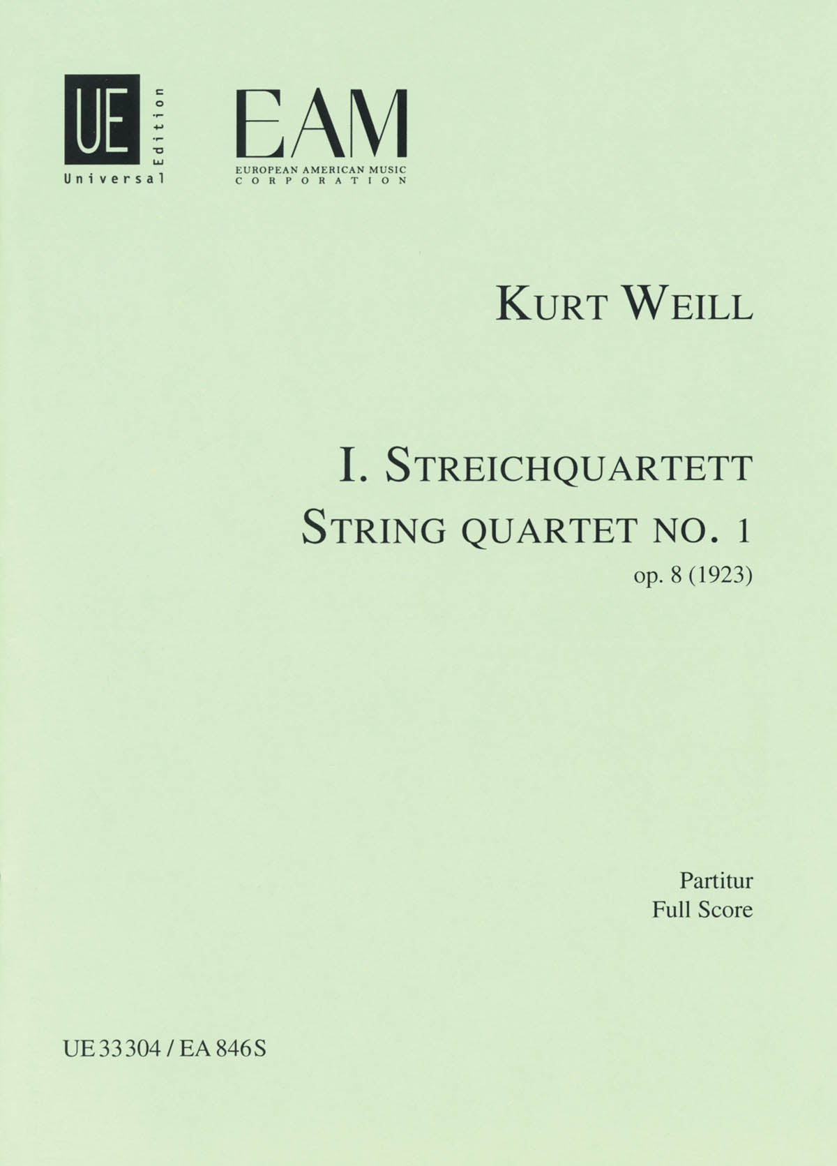 Product Cover for String Quartet No. 1, Op. 8
