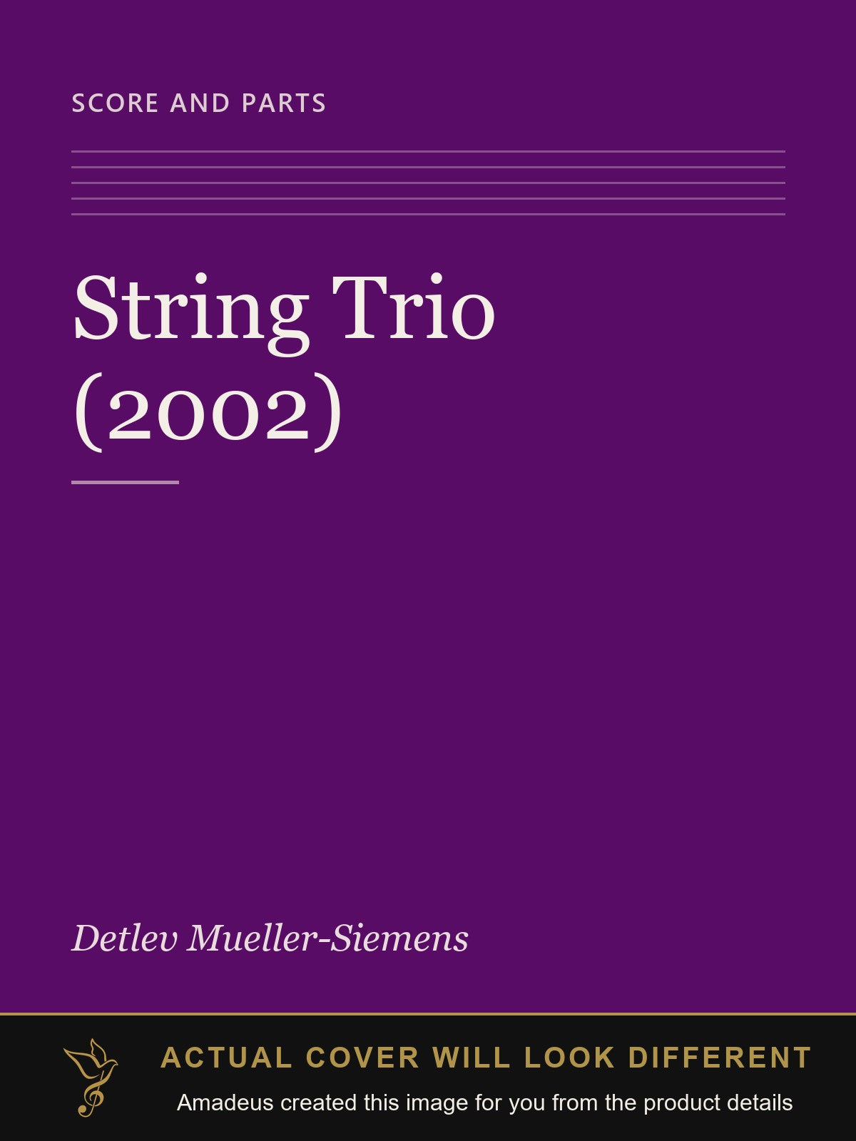 String Trio (2002) - Amadeus created this image from the product details; the actual cover will look different