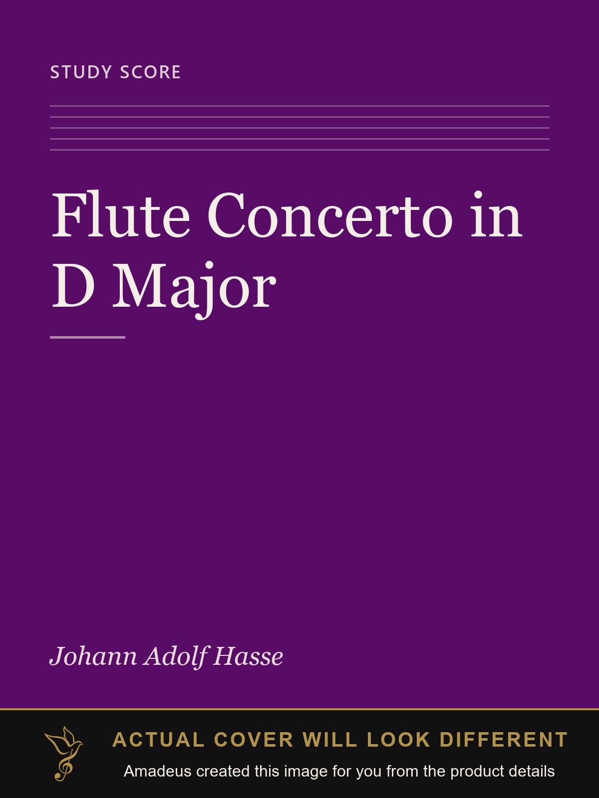 Flute Concerto in D Major - Amadeus created this image from the product details; the actual cover will look different