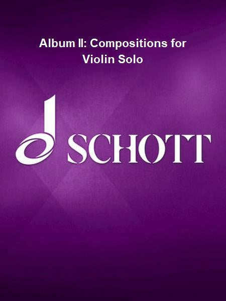 Product Cover for Album II: Compositions for Violin Solo