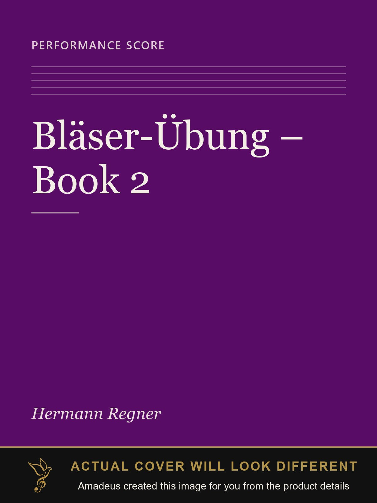 Bläser-Übung – Book 2 - Amadeus created this image from the product details; the actual cover will look different