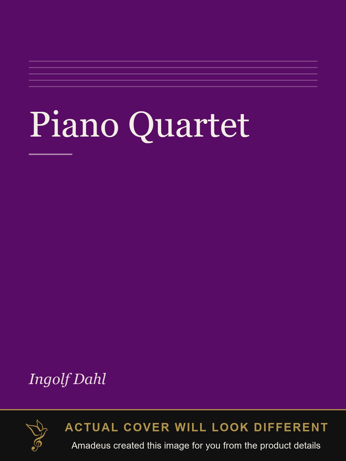 Piano Quartet - Amadeus created this image from the product details; the actual cover will look different