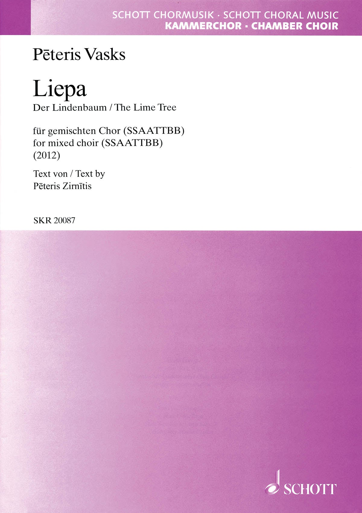Product Cover for Liepa (The Lime Tree)